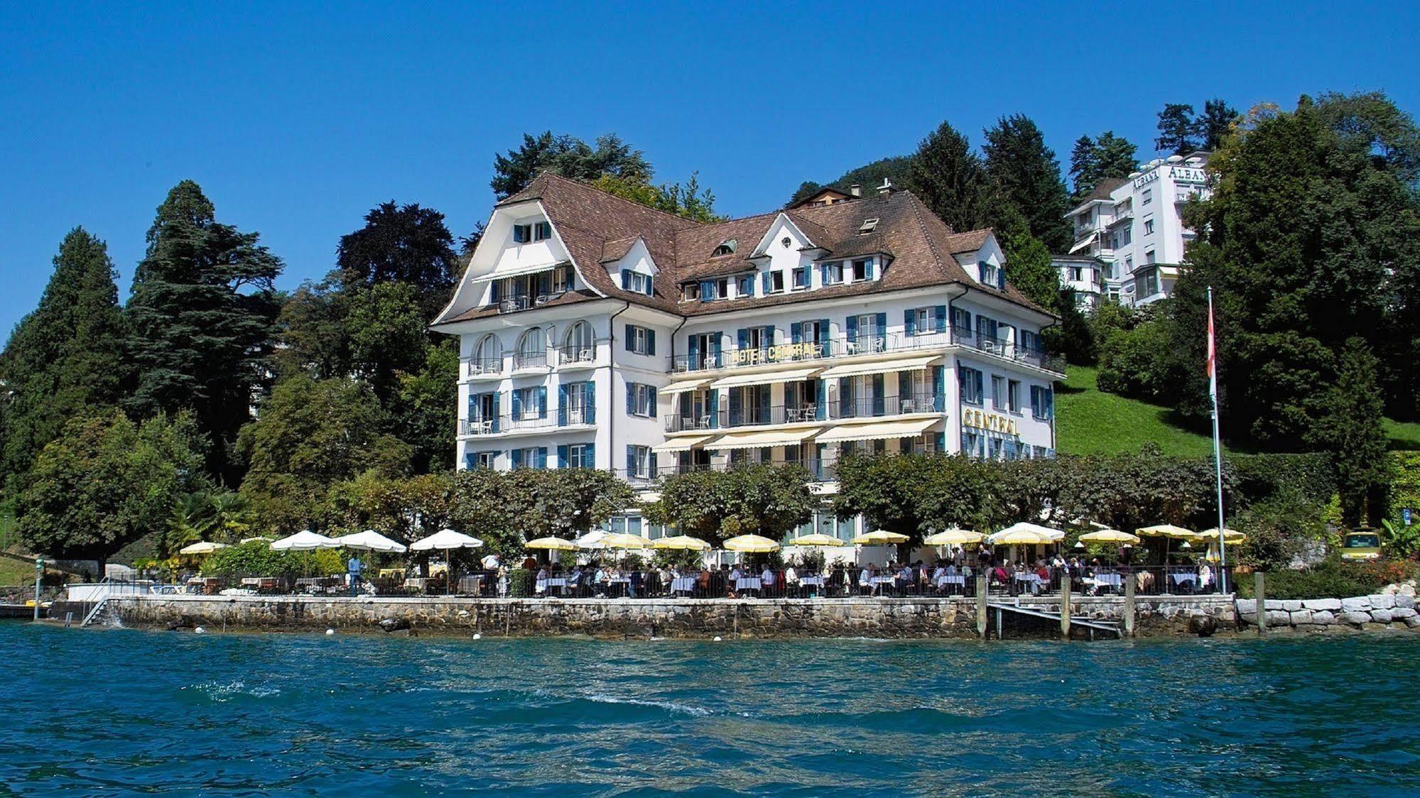 Hotel Central Am See Weggis Eksteriør bilde