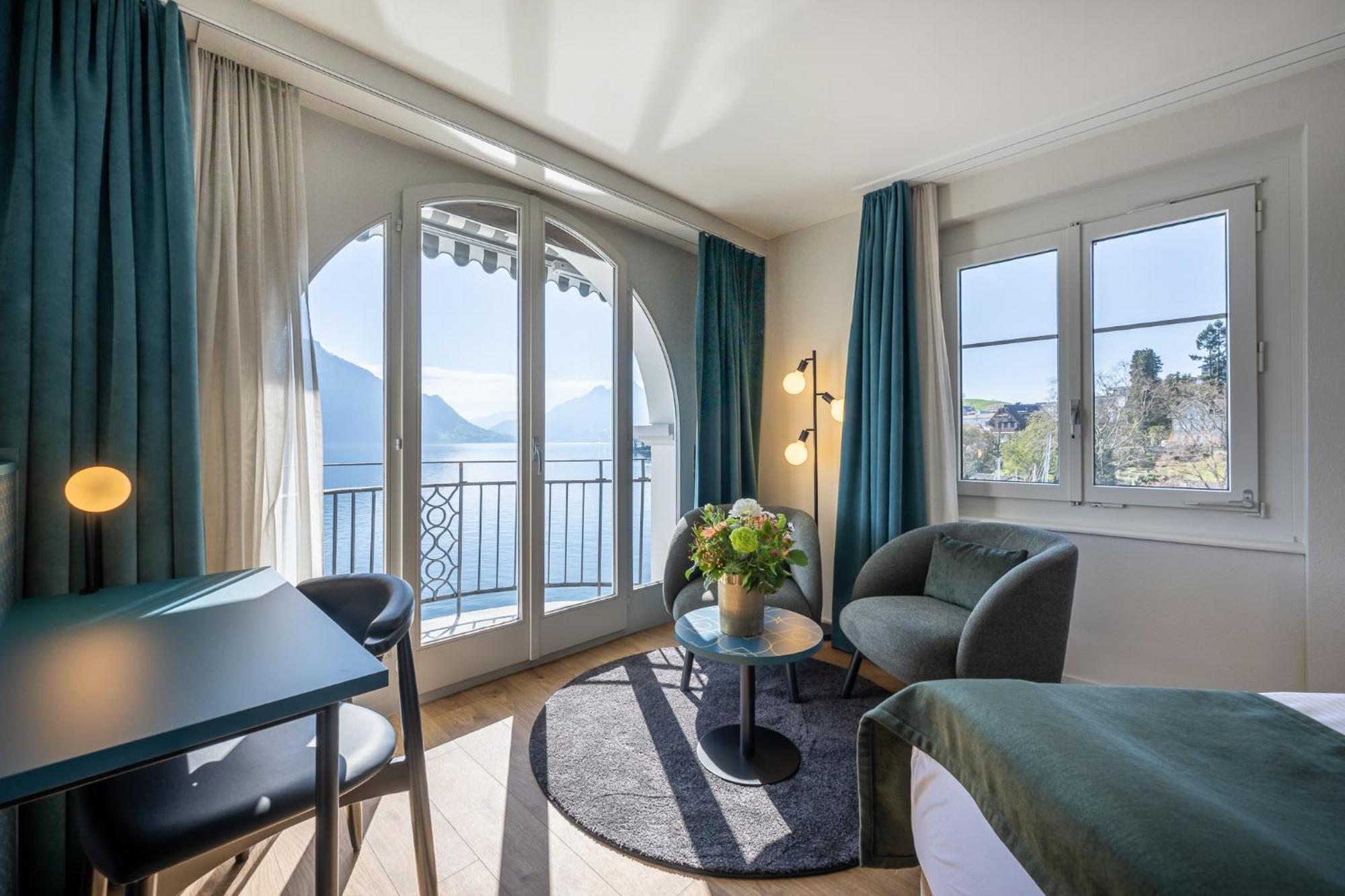 Hotel Central Am See Weggis Eksteriør bilde
